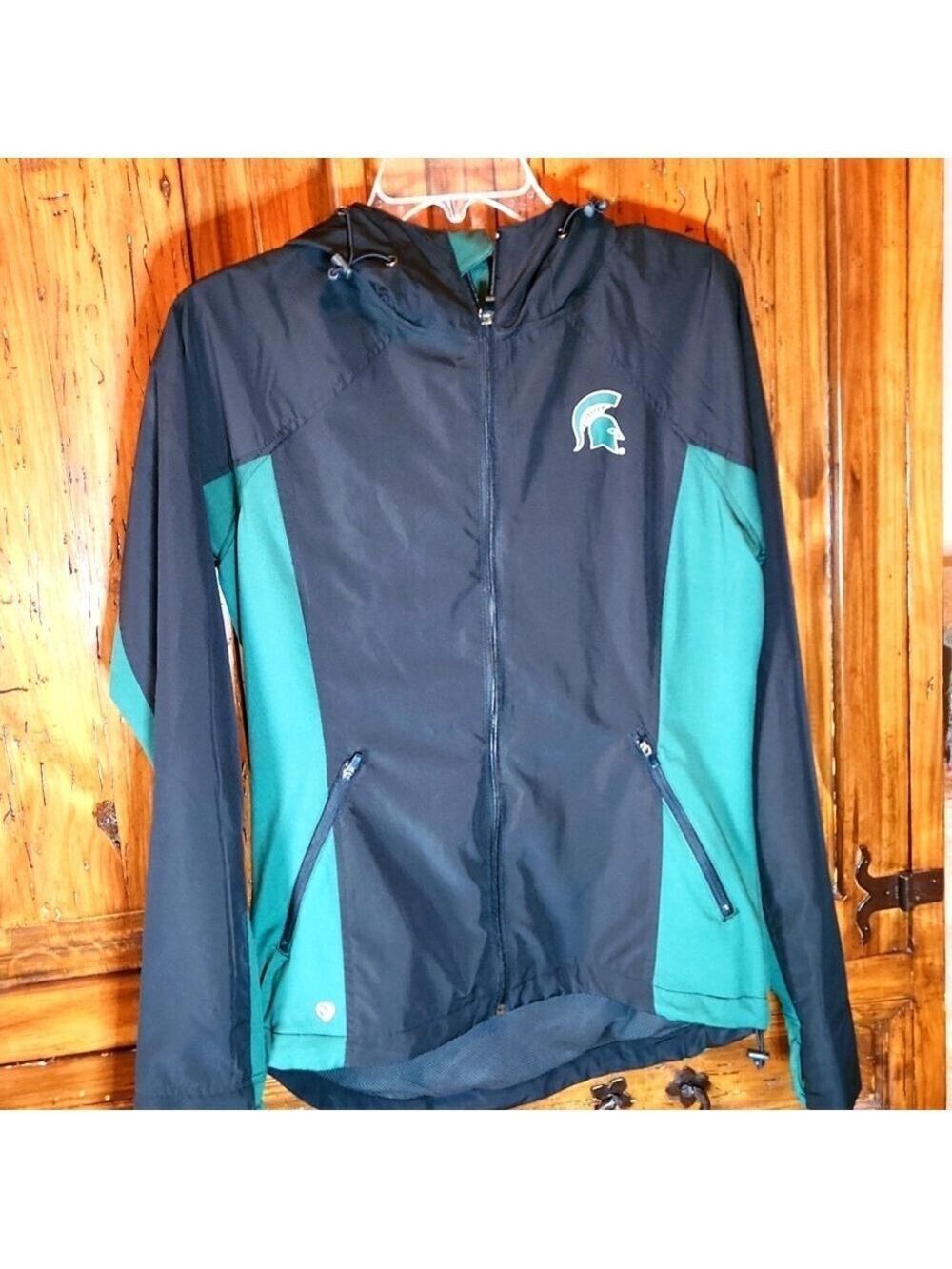 Michigan state university women's rain jacket
